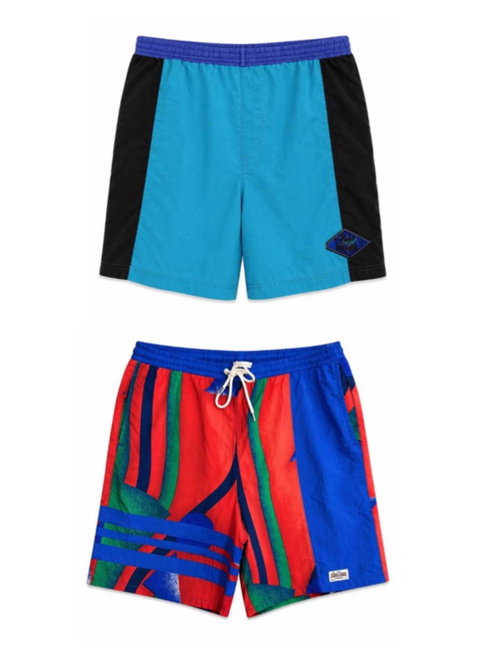 2 Piece Vintage Swim Trunk Bundle - Pierre Cardin & Surf Odyssey – Large GUC
